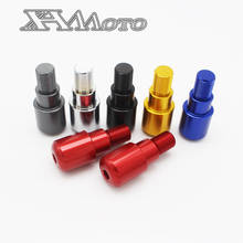 Acessórios para motocicleta mt10 fz1moto, para yamaha tmax t-max 500 530, cnc, em alumínio, protetor de extremidade do guidão para logo tmax 2024 - compre barato