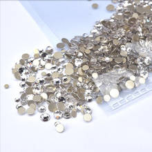 Swarovsky  Flatback Clear Crystal  Glass Nail Art Rhinestone Nail Strass Mix Size Non Hot Fix Rhinestone Glue 2024 - buy cheap