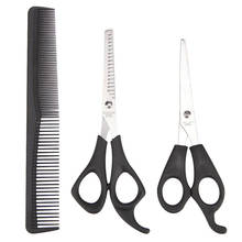 3 Pcs Hair Scissors Cutting Shears Salon Professional Barber Hair Cutting Thinning Hairdressing Styling Tool Hairdressing Comb 2024 - buy cheap