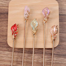 10pcs 150mm Vintage Chinese Style Metal Hair Stick With The Crystal DIY Bridal Hair Accessories 2024 - buy cheap