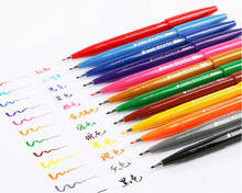 Ручка-кисть Fudenosuke для каллиграфии, практичный маркер, школьные принадлежности, мягкая ручка для письма, создание рисунков 2024 - купить недорого