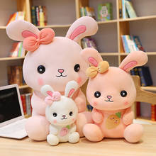 Conejo de peluche suave para niños, juguete de conejo de peluche adorable, regalo de cumpleaños 2024 - compra barato