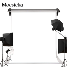 Mocsicka White Solid Color Photography Backgrounds for Studio Portrait Backdrop Photoshoot Art Fabric Video Product Photographic 2024 - buy cheap