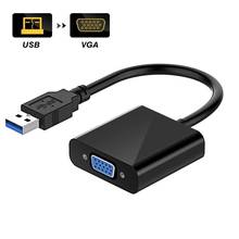 USB 3.0 To VGA Adapter Cable External Graphic Card Video Multi-display Converter Adapter For PC Laptop Windows 7/8/10 2024 - buy cheap