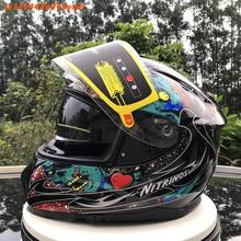 2019 New Nitrinos 610 Dual Lens Motorcycle Full Face Helmet. High-quality Abs Racing Helmet ,capacete 2024 - buy cheap