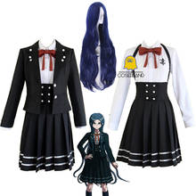 Disfraz de Shirogane Tsumugi con peluca, uniforme JK de chica escolar, conjunto de falda de Anime para fiesta de Halloween, 6 uds. 2024 - compra barato