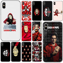 la casa de papel TV Newly Arrived Cover Soft Silicone TPU Phone Case For iPhone 5 5S SE 6 7 8 plus X XS XR XS Max 11 Pro Max 2024 - buy cheap