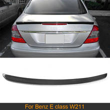 Alerón trasero para maletero, accesorio de fibra de carbono para Mercedes Benz W211 E clase 2003 - 2009 E320 2024 - compra barato