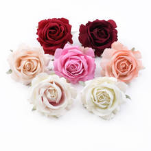 5 PCS 6CM Roses Head DIY Gifts Candy Box Wedding Decorative Flowers Wall Scrapbooking Needlework Home Decor Artificial Flowers 2024 - buy cheap