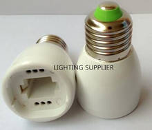 Hot LED socket E27 to G24 Led socket adapter Light Bulb base Lamp Holder Converter 10pcs/lot Free Shipping 2024 - buy cheap