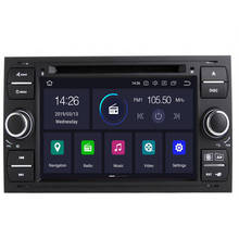 Radio android 10 2 din com gps, dvd para carro, navegação multimídia para ford focus 2, ford fiesta, mandeo 4, c-max, s-max, fusin, transit, kuga 2024 - compre barato