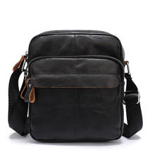 2020 Men's Genuine Leather Bag Crossbody Bags for Men Messenger Bag Men Leather Fashion Men's Shoulder Bags Male Handbags 2024 - buy cheap