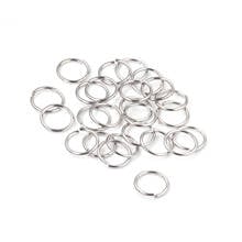 ASON 100pcs/lot 15mm Silver Color Jump Rings Stainless Steel Finding Split Rings Connector For Chains  DIY Jewelry Making 2024 - buy cheap