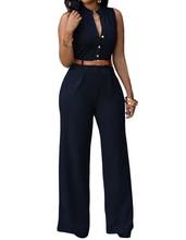 Sexy Bodycon Women Jumpsuit V-neck Romper Sleeveless Bodysuit Elegant Polyester streetwear outfits 2024 - buy cheap