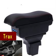 Caja de reposabrazos para Chevrolet Trax, compartimento central de contenido de tienda con portavasos, productos de decoración con intercapo USB 2024 - compra barato