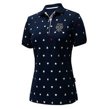 Roupa feminina de marca pgm, camiseta de polo de manga comprida, camiseta esportiva feminina seca 2024 - compre barato