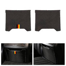 Car Styling Real Carbon Fiber Rear Armrest Storage Box Panel Cover Trim For Mercedes Benz C Class W205 C180 C200 C300 GLC260 2024 - buy cheap