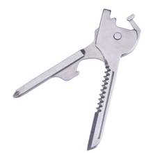 6 in1 Stainless Steel EDC Multi tool Keychain Utiliity Camping Swiss Pocket Survival Knife Utili-Key Multi Function Keys Knife 2024 - buy cheap