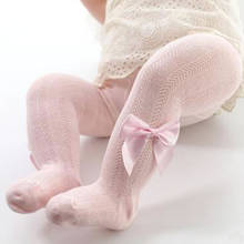 Meia-calça justa de algodão para meninas, meia-calça de princesa com laço e meia-calça para bebês, novo estilo, 2021 2024 - compre barato