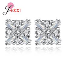 Cool Ice Flower Original Design 925 Sterling Silver Stud Earrings Jewelry for Women Wedding Engagement Bijoux Pendientes 2024 - buy cheap