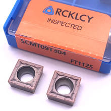 10pcs RCKLCY SCMT09T304 FT1125 tungsten carbide turning inserts for steel stainless steel CNC lathe tools 2024 - buy cheap