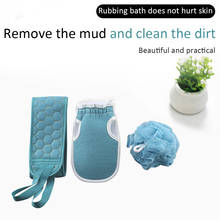 3pcs Bath Towel Shower Cleaning Back Scrubber Body Massage Brush Glove Set Back Scrubber Shower Strap Body Massage 2024 - buy cheap