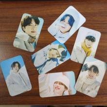 Tarjetas de grupos de Corea del Sur K-POP Bangtan Boys, paquete de invierno, nuevo álbum Lomo, tarjeta fotográfica JUNGKOOK JIMIN de doble cara, 2021 2024 - compra barato