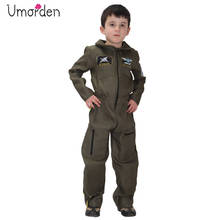 Umorden Purim/Карнавальные костюмы на Хэллоуин, Детский костюм ВВС для мальчиков, костюм летчика спецназа для мальчиков, косплей 2024 - купить недорого