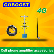amplificador, GOBOOST-antena de látigo 900, repetidor Lte 1800, 3g, 4g, Yagi, teléfono celular, antena Gsm, amplificador de señal, Kit de Cable de 10m 2024 - compra barato