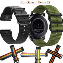 Classic Wristband Strap Smart Watch fashion sport Watch bands Nylon Bracelet Watch Band Wrist Strap For Garmin Fenix 6S /6S plus 2024 - buy cheap