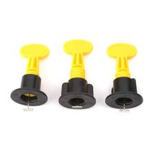 50 Pcs/Set Flooring Wall Tile Leveling System Leveler Locator Spacers Yellow Plier Tile Leveling System Construction Tools 2024 - buy cheap