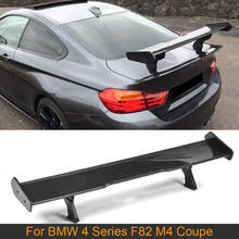 Carbon Fiber Rear Trunk Boot Lip Wing Spoiler For BMW 4 Series F82 M4 Coupe 2 Door 2014-2019 Rear Trunk Spoiler Wing FRP Black 2024 - buy cheap