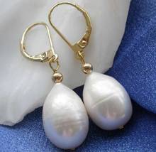 Charming 10-11mm AAA Freshwater white natural pearl earring 2024 - buy cheap