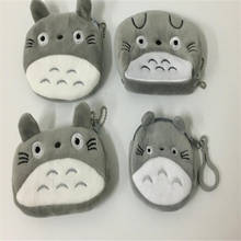 Gato cinza 10cm ca. Saco de moedas de pelúcia, mini bolsa de moedas de pelúcia & bolsa de carteira 2024 - compre barato