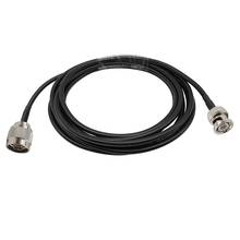 Cable de extensión Coaxial de 50 ohmios, 1 unidad de longitud, 1m, 2m, 3m, 5m, 8m, 10m, 12m, 15m, RG58 BNC macho a N macho 2024 - compra barato