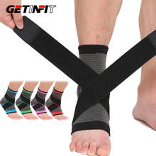 Getinfit 1PCS Ankle Support Brace Compression Breathable Foot Elastic Guard Strap Band Ankle Brace Supports for Women Men 2024 - compre barato