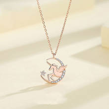 Unicorn Xingyue Legend Clavicle Chain Necklace Fashion Zircon Pendant 925 Sterling Silver Necklace Jewelry 2024 - buy cheap