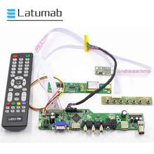 Latumab-placa de controle para lvlvds, 12.1 '', monitor matriz de tela, tv + hdmi + vga + usb 1366x768, placa de controle 2024 - compre barato