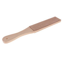 Wood Handle Leather Sharpening Strop For Razor Knives No Polish Compound Tools 2024 - buy cheap