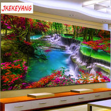 Large size 5d DIY Diamond Painting Waterfall scenery Full Square/round Drill Cross Stitch Diamond Embroidery Y3643 2024 - buy cheap