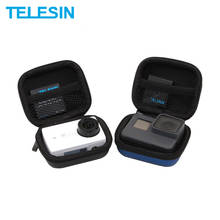 TELESIN Waterproof Small Storage Case Mini Camera Bag Protector Bag for GoPro Hero 8 7 6 5 Osmo Action Xiaomi Yi 4K for SJCAM 2024 - buy cheap