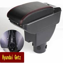 For Hyundai Getz Armrest Box central Store content USB Charging with cup holder ashtray accessories 2024 - buy cheap