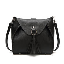 Женская сумка, Весенняя женская сумка с кисточками, винтажная сумка на плечо, маленькая синтетическая кожа, модная сумка для женщин, женские ручные сумки, Новинка 2024 - купить недорого