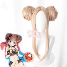FGO Fate Grand Order Abigail Williams Cosplay Swimwear Braid Buns Heat Resistant Synthetic Hair Halloween Party + Free Wig Cap 2024 - buy cheap