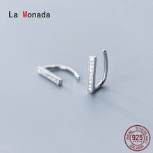 La Monada U Design Hoop Earrings For Women Silver 925 Minimalist Fine Women Earrings Jewelry Hoop Earrings 925 Sterling Silver 2024 - buy cheap