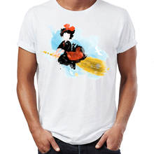 T-shirt Dos Homens de verão Serviço de Entrega de Kiki Kiki Anime Mangá Art Artsy Incrível Arte Camisetas Tees Tops Harajuku Streetwear 2024 - compre barato