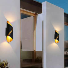 Modern minimalist LED wall lamp 10W outdoor waterproof IP65 double head courtyard balcony aisle decorative wall lamp 2024 - buy cheap