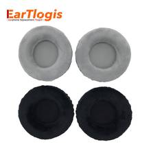 EarTlogis-almohadillas de terciopelo de repuesto para auriculares, almohadillas para los oídos para Defender MPH-TV863 MPH, TV-863, piezas para auriculares, funda de orejera, cojín, tazas, almohada 2024 - compra barato