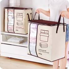 Eco-friendly Non-Woven Storage Bag Fabric Quilt Clothes Divider Wardrobe Closet Box Organizer For Household Accessories 2024 - buy cheap