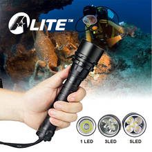 TMWT 2000LM Powerful LED Diving Torch Waterproof IP68 profession Diving lights For Underwater Treasure hunt 2024 - buy cheap
